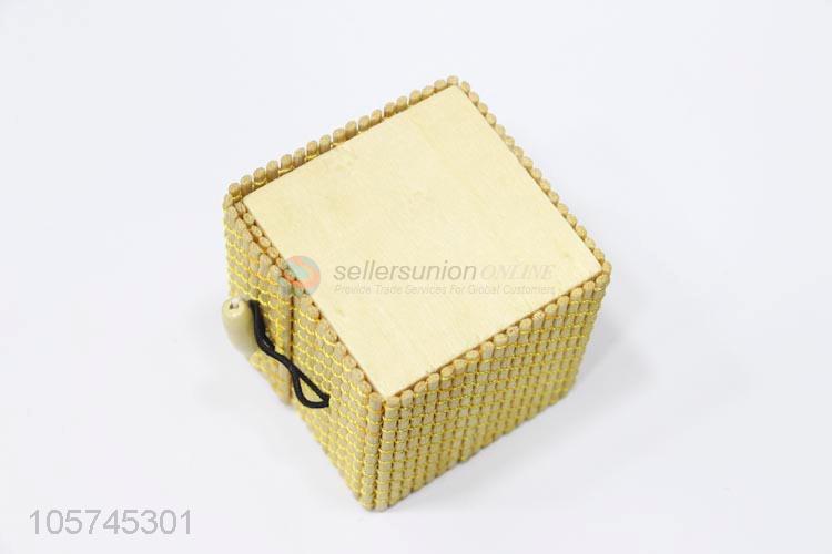 Factory sales bamboo curtain style jewelry box jewelry case