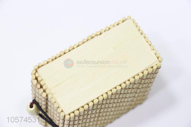 Manufacturer custom handicraft curtain bamboo wooden jewelry box