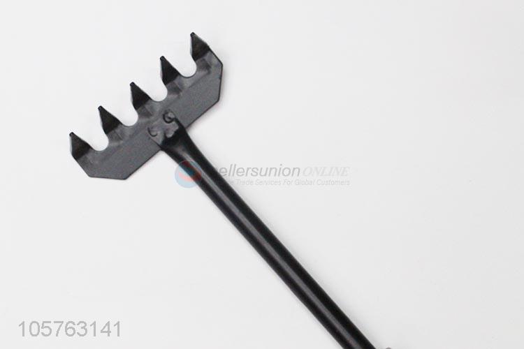 Factory customized mini garden hand tool iron rake