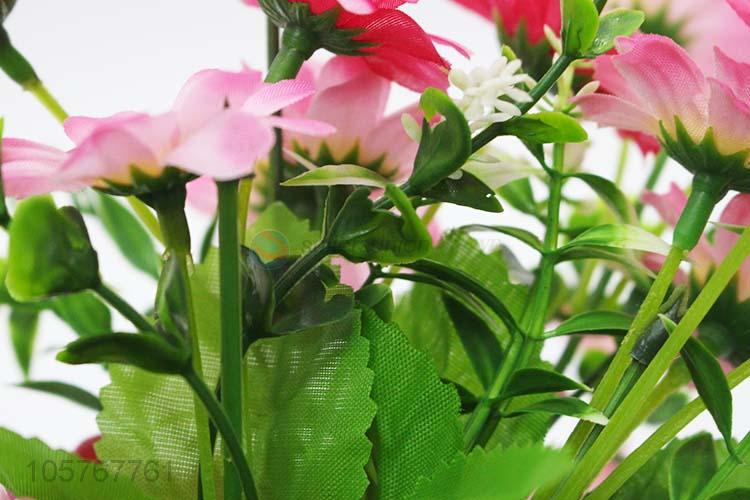 Hot Selling Rattan Bike Vase and Artificial Flores For Home Wedding Decoration