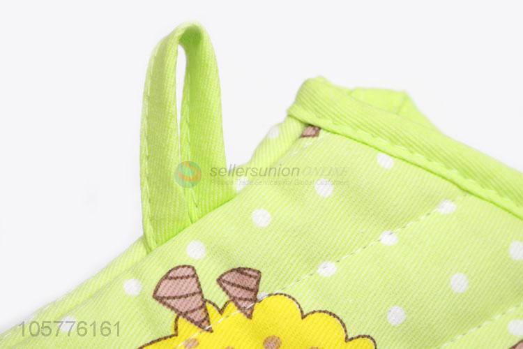 High quality heat resistant microwave oven glove canvas printed mitt