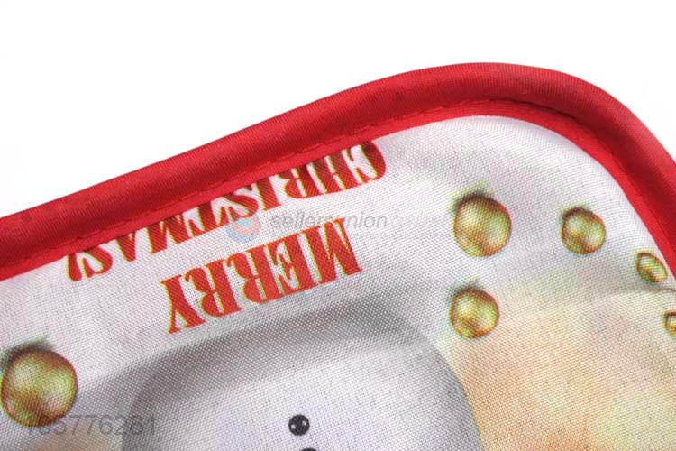 Superior factory Christmas baking pot holders heat resistant micro oven pads