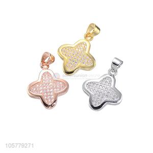 Popular Inlay Zircon Necklace Pendant Fashion Accessories