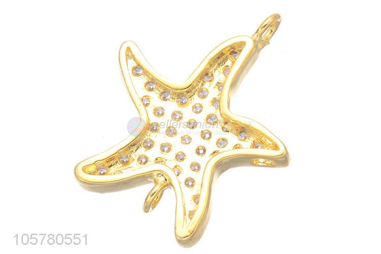 High Quality Starfish Shape Inlay Zircon Bracelet Accessories