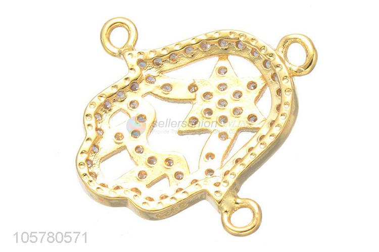 Hot Selling Inlay Zircon Jewelry Parts Fashion Accessories