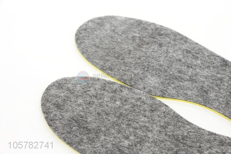 Popular soft felt cover EVA shoe insoles with low price