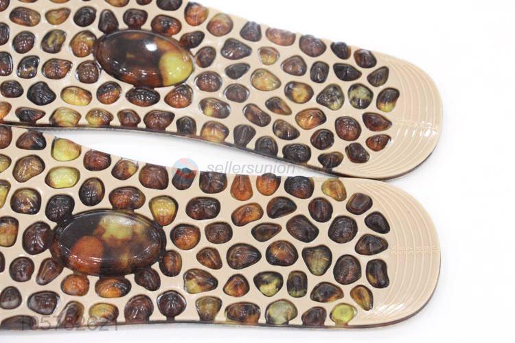 ODM factory cobblestone type acupuncture TPR massage insoles for women