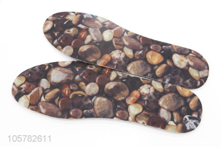 Yiwu factory men cobblestone type acupuncture TPR massage insoles