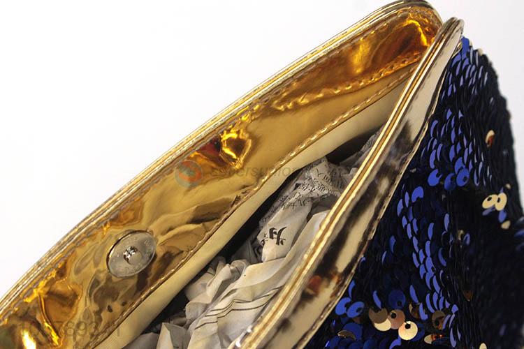 Manufacturer custom delicate women modern sequin clutch bag