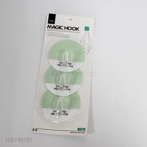 Promotional 3pcs round heavy duty sticky hook