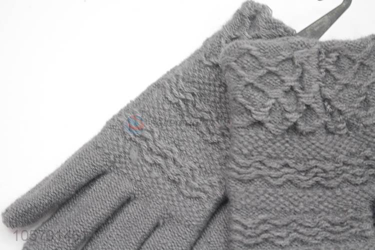 Best Quality Knitted Gloves Winter Warm Gloves For Women