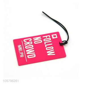 Custom Colorful Soft PVC Luggage Tag Baggage Tag