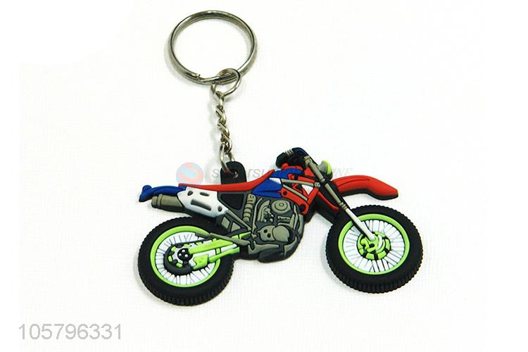 Cool Design Motorcycle Shape Soft PVC Key Chain