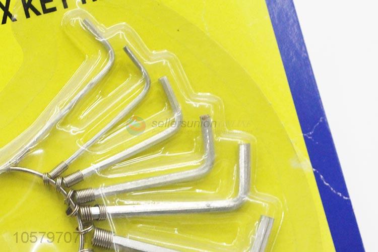 Yiwu factory 10pcs hex key wrench steel wrench