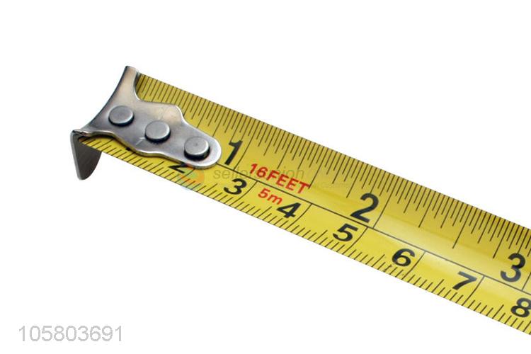 China manufacturer auto-lock steel measuring tape with rubber case