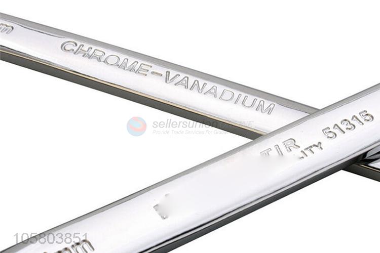 Yiwu factory chrome-vanadium steel two heads open-end wrench