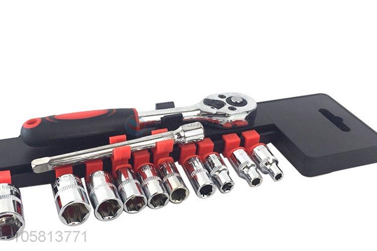 Latest design 12pcs CR-V rachet socket wrench set