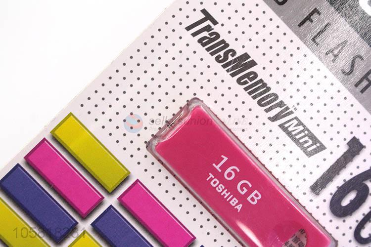 Fashion Colorful 16G USB Flash Drives Plastic USB Disk