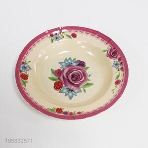 Good Quality Flower Pattern Melamine Plate