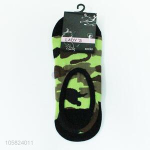 New arrival women camouflage boat socks for summer