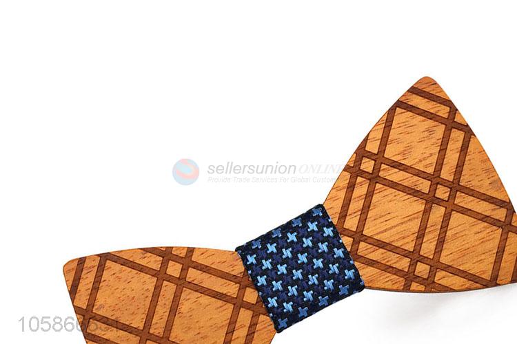 Cheap and High Quality Wood Fashionable Bow Ties for Men