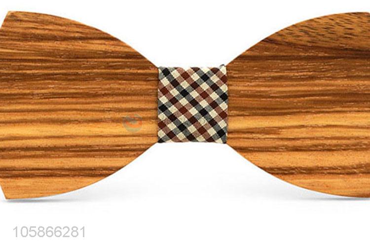 Factory Direct High Quality Adult Wood Bow Ties Personality Accessory