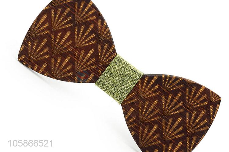 Unique Design Classic Wooden Bow Tie Neckwear