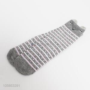 Factory price striped winter warm socks for women