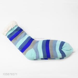 Lowest Price Stripes Home Floor Thick Winter Indoor Socks