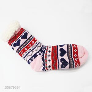 High Sales Anti-slip Floor Socks Woman Ski Socks