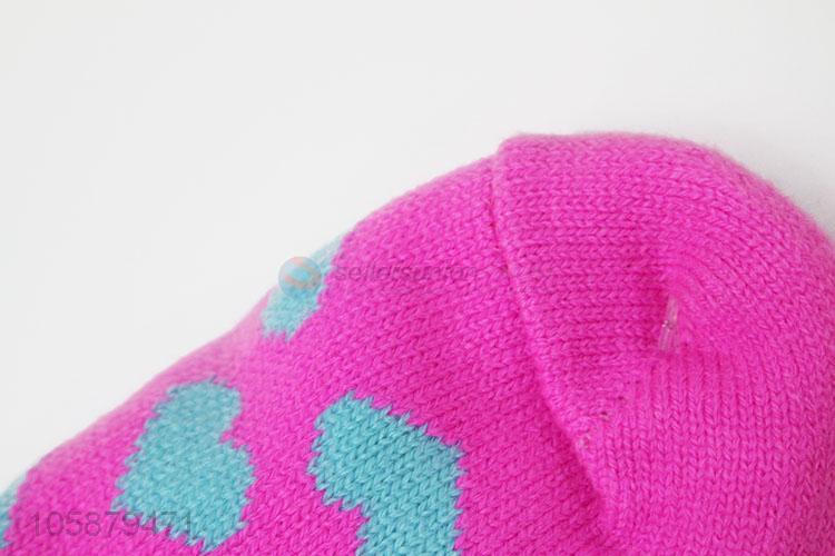 Wholesale Price Love Shape Anti-slip Floor Socks Woman Ski Socks