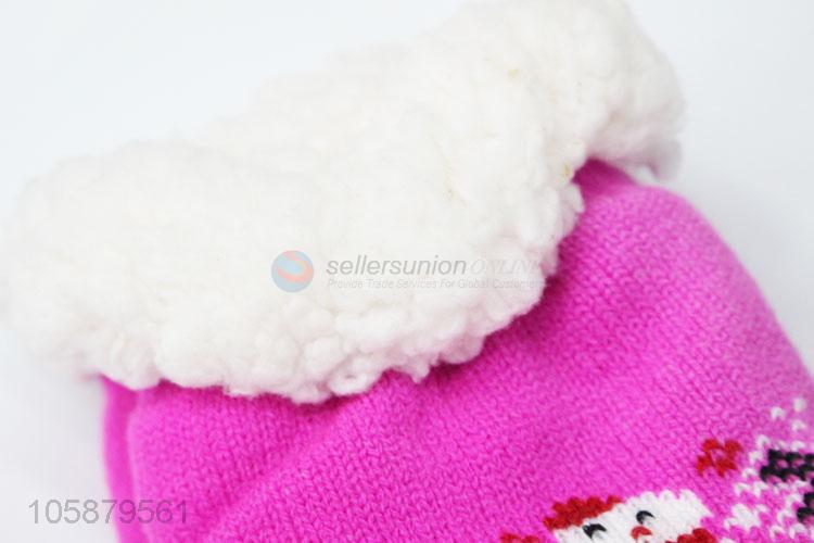 Fashion Style Christmas Design Winter Ski Socks Non-slip Floor Home Socks