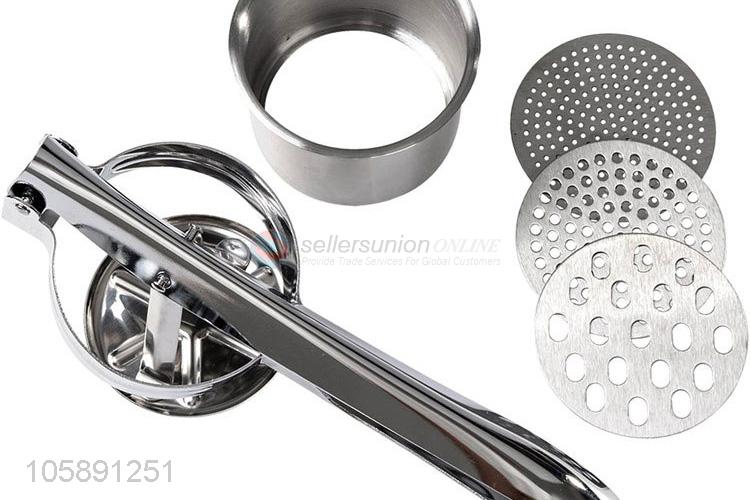 Wholesale cheap price stainless steel potato masher fruit and vegetable crusher