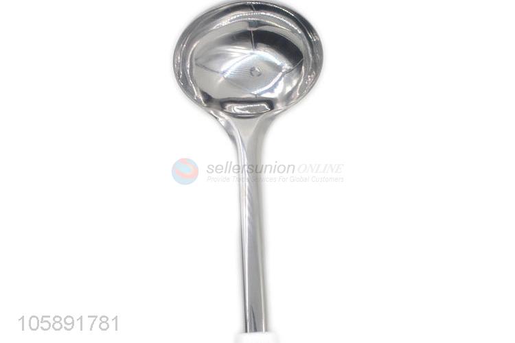 Factory stainless steel ladle spoon with plastic handle