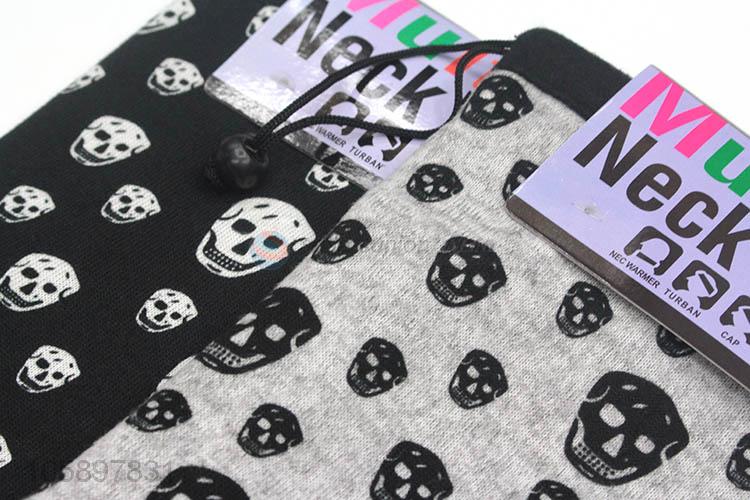 Cool Design Skull Pattern Neck Warmer For Winter