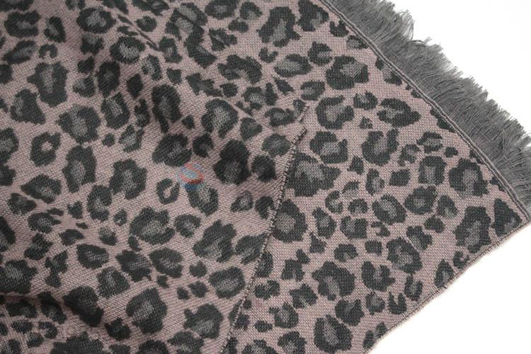 China wholesale leopard  pattern winter warm women scarf