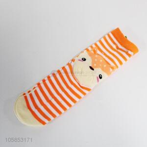 Custom cute pattern women autumn long socks