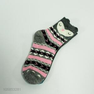 Best sale cute penguin pattern women winter long socks