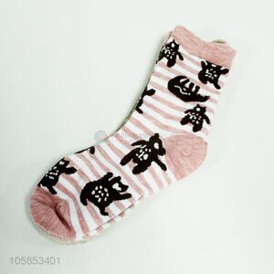 High sales trendy breathable adult long socks