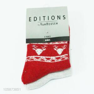 Hot selling 2pairs women wool socks winter socks