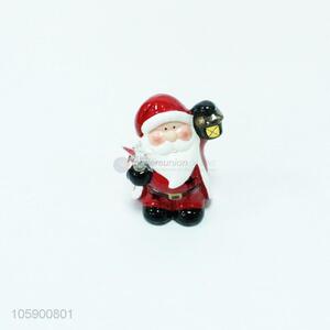 Cheap price santa claus ceramic crafts christmas pendant