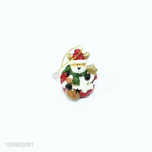 High sales christmas ceramic crafts christmas pendant