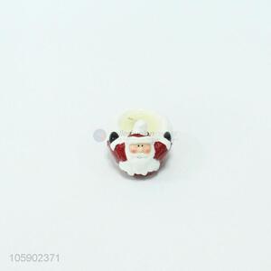 Hand made decorative santa desgin ceramic christmas decoration candle holder