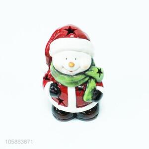 Wholesale Popular Christmas Snowman Porcelain Crafts