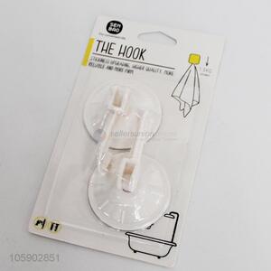 High quality 2pcs plastic suction cup sucker hooks