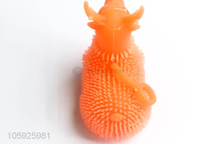 Best quality kids TPR toy ball spiky deer ball