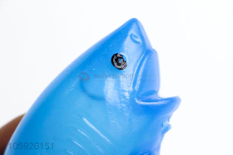 High quality children stress toy shark venting ball