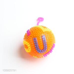 Popular design kids TPR toy ball spiky letter ball