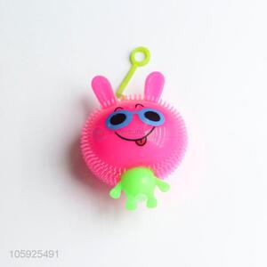 Good sale kids TPR puffer ball spiky rabbit ball