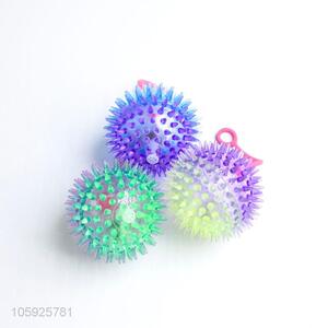 Latest design children TPR toy ball spiky dual-colored ball